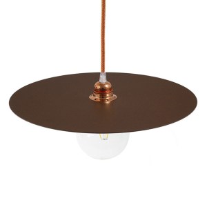 LAMPARA-METALICA-PLATO-LLANO-ACERO-CORTEN-DEKOARK